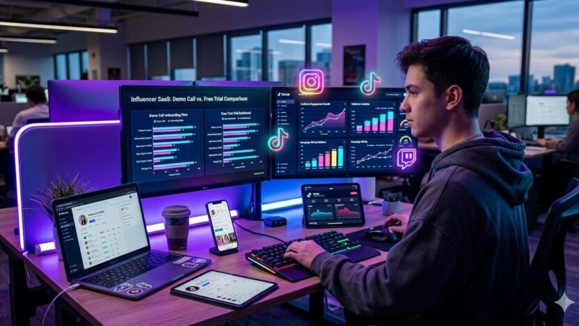 Upfluence Demo vs Free Trial