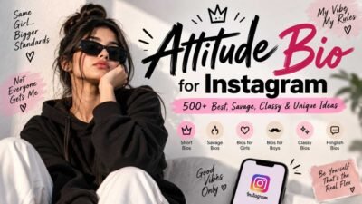 Attitude Bio for Instagram