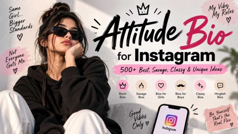 Attitude Bio for Instagram